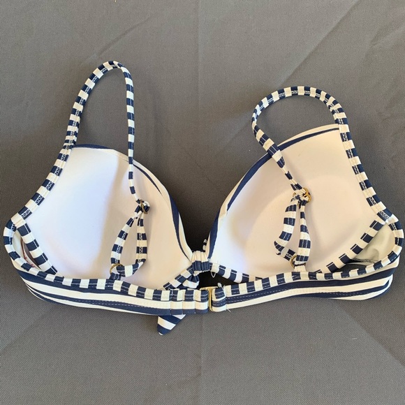 Stripe Push-up Bikini Top - Picture 6 of 8